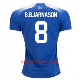 Island Fodboldtrøjer B.Bjarnason 8 Hjemmebanesæt VM 2018